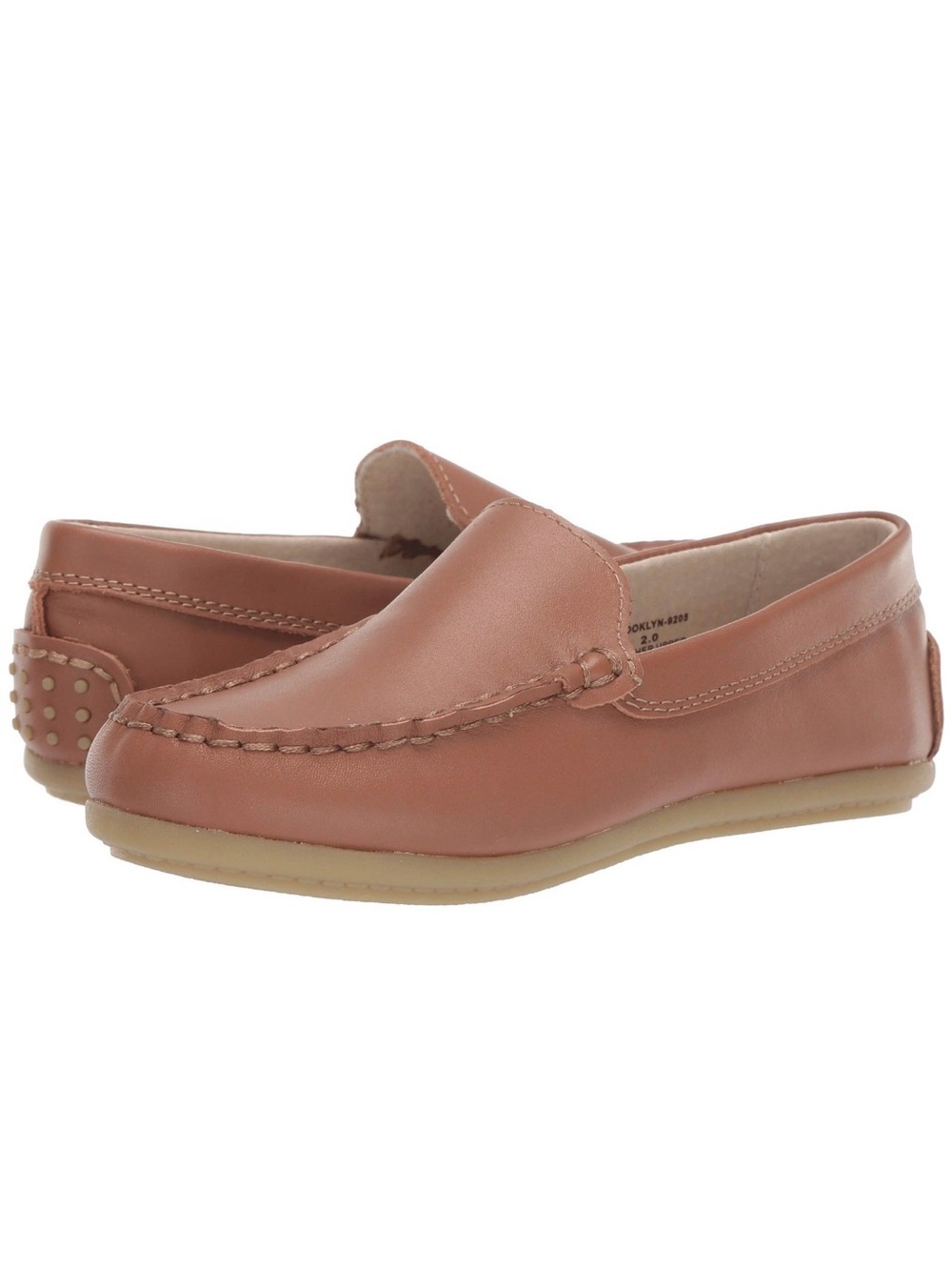 FootMates Kids Moccasin Slip-Ons in Light Brown